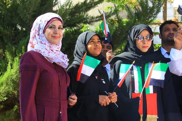 سفارة الإمارات بالأردن تحتفل بـ"يوم العلم"
