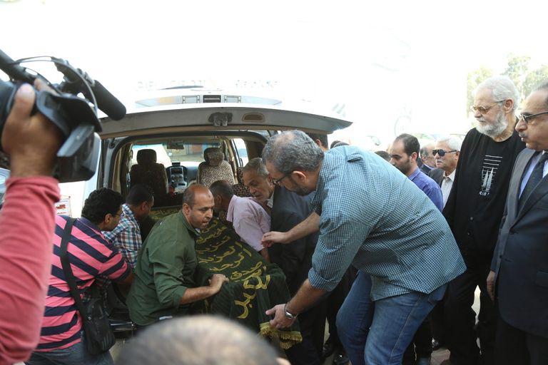 تشييع جثمان الإعلامي حمدي قنديل