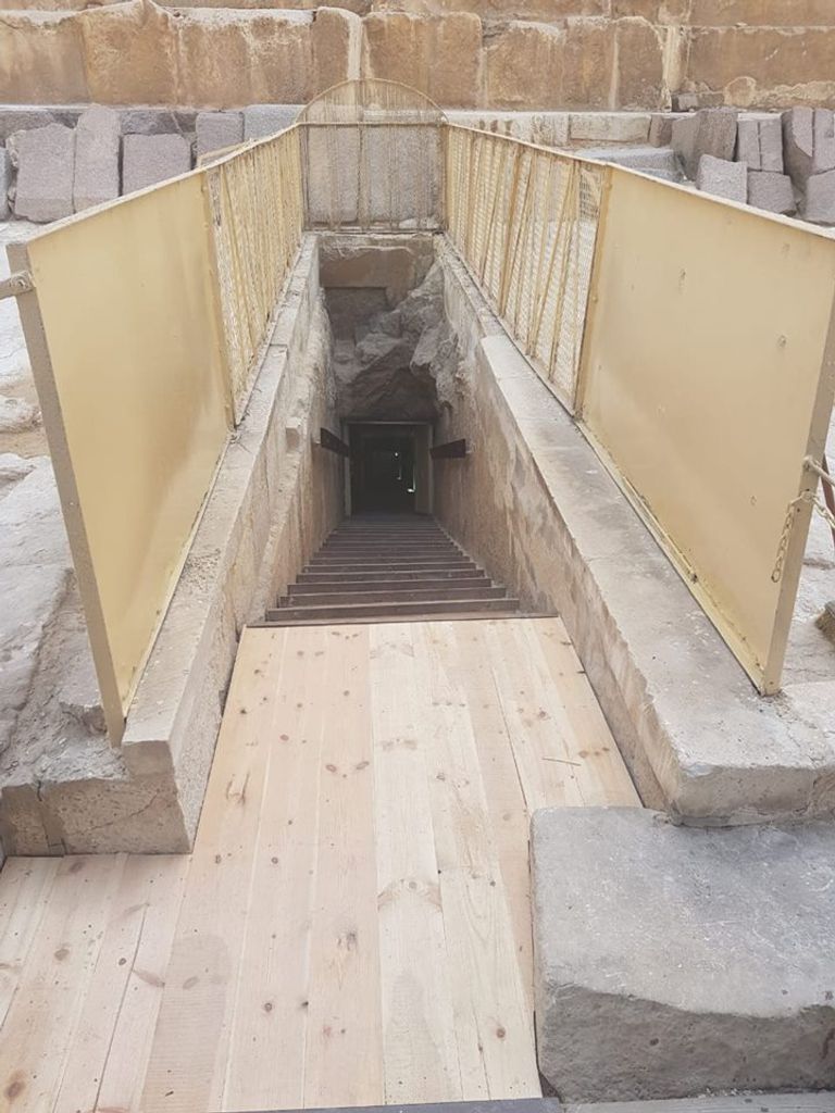 هرم خفرع بعد ترميمه - أرشيفية