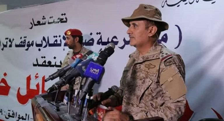 جانب من مؤتمر قبائل صنعاء لدعم التحالف والشرعية ضد انقلاب الحوثي