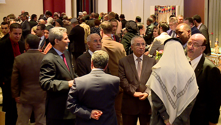 احتفال مكتب الدفاع في السفارة المصرية بالجزائر بذكرى انتصارات أكتوبر المجيدة سفير مصر والمحلق العسكري وحرماهما بالجزائر