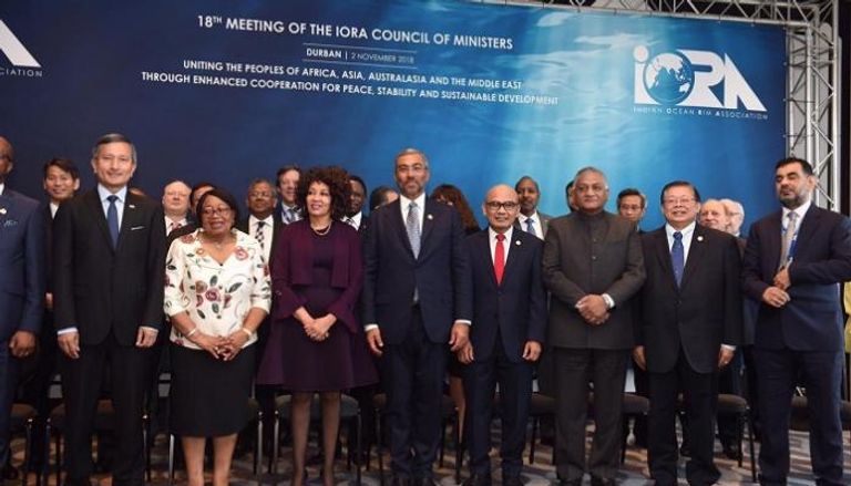المشاركين باجتماع رابطة الدول المطلة على المحيط الهندي 