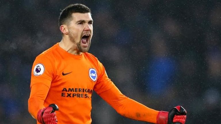 ماثيو ريان حارس مرمى برايتون ديفيد دي خيا