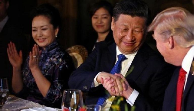 لقاء سابق بين الرئيس الأمريكي ونظيره الصينيي - أرشيف
