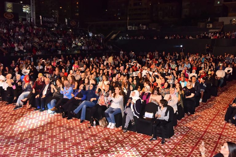 المطرب رامي عياش في حفل الإسكندرية