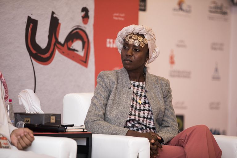 جانب من ندوة فهم الإبداع بمعرض الشارقة للكتاب