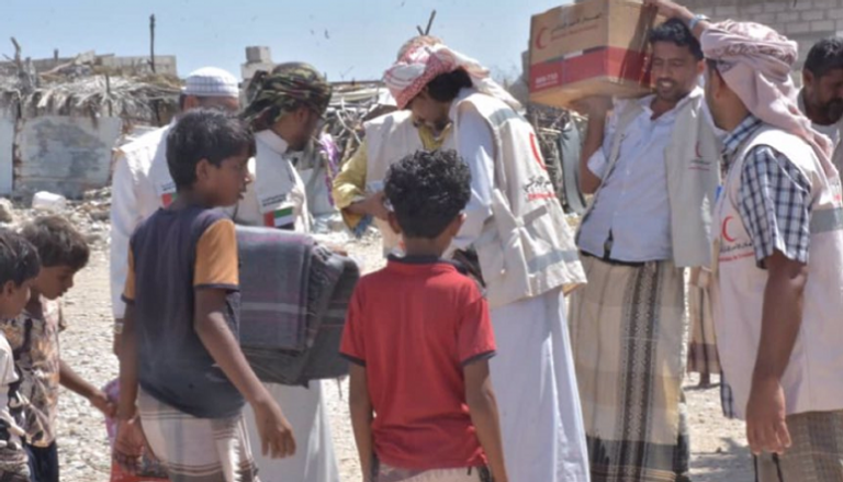 مساعدات إماراتية في اليمن (أرشيفية)