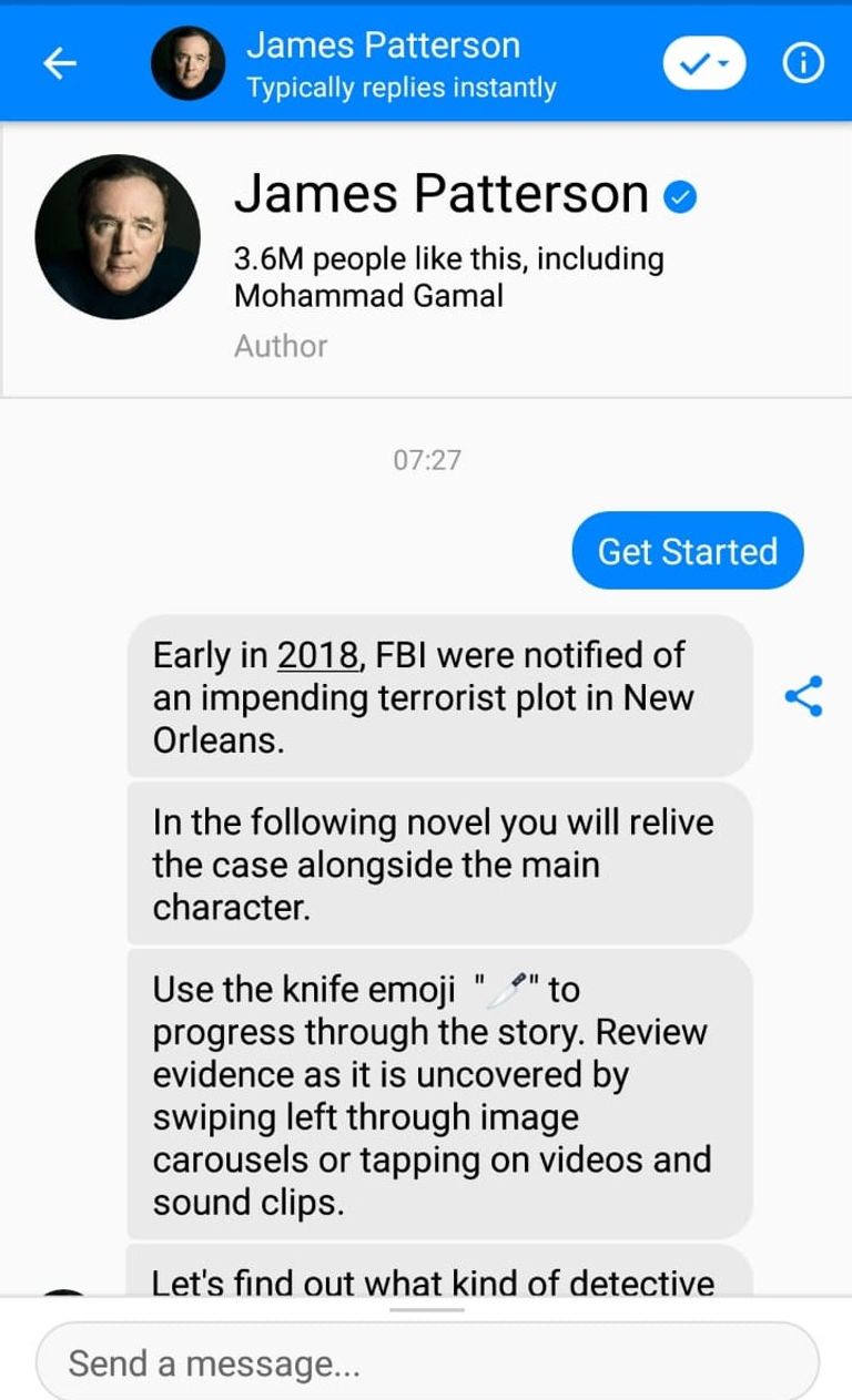 رواية جيمس باترسون الجديد ستغير من شكل الكتابة الأدبية 