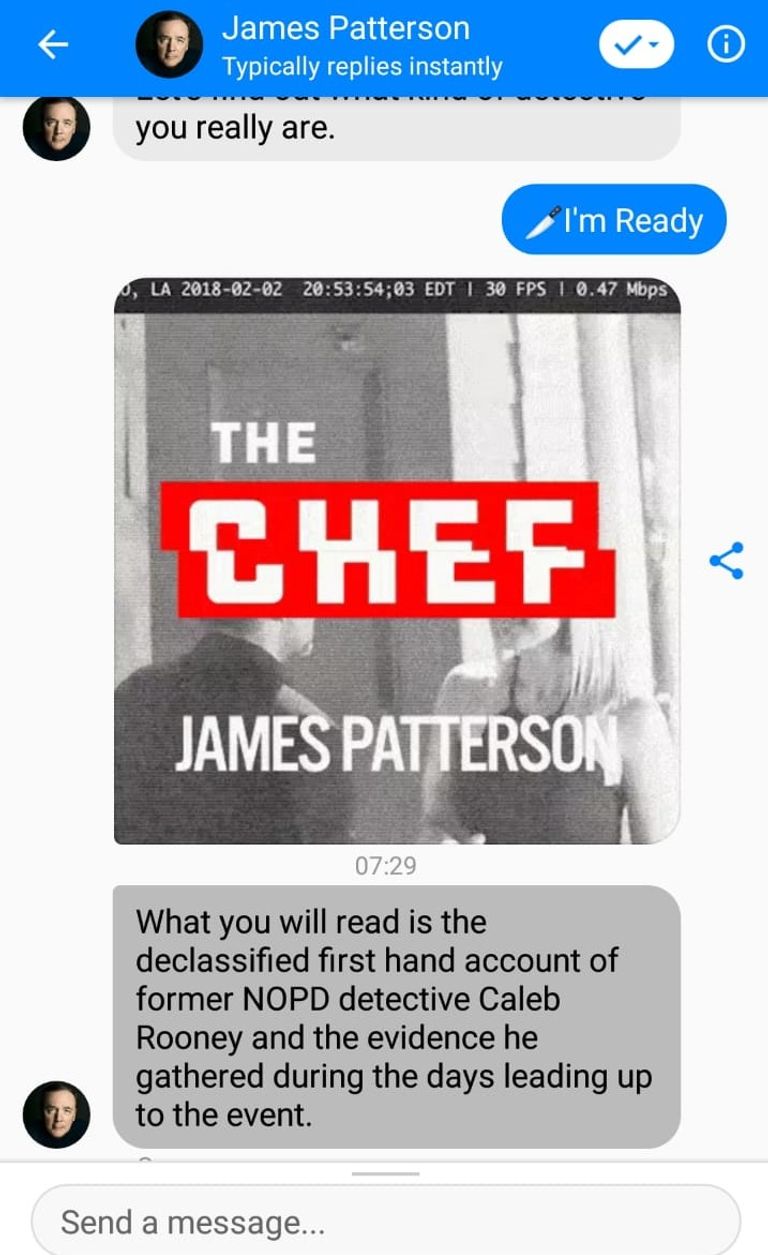 رواية جيمس باترسون الجديد ستغير من شكل الكتابة الأدبية 