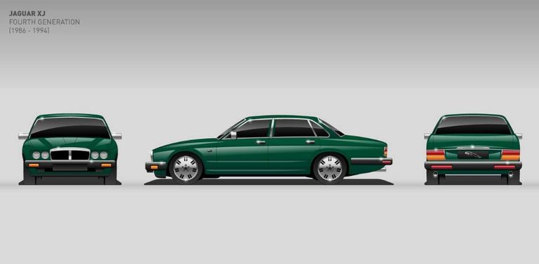 مراحل تطور موديل جاجوار XJ