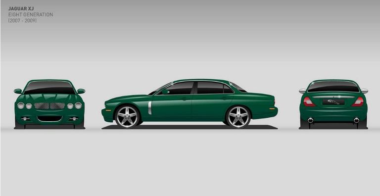 مراحل تطور موديل جاجوار XJ