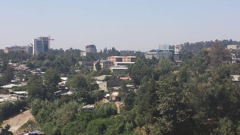 العاصمة الإثيوبية أديس أبابا