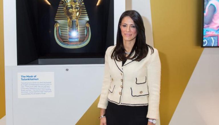 الدكتورة رانيا المشاط وزيرة السياحة المصرية في بورصة لندن