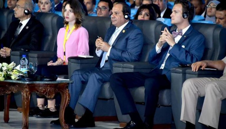 الرئيس المصري يشهد فعاليات اليوم الـ3 لمنتدى شباب العالم 2018