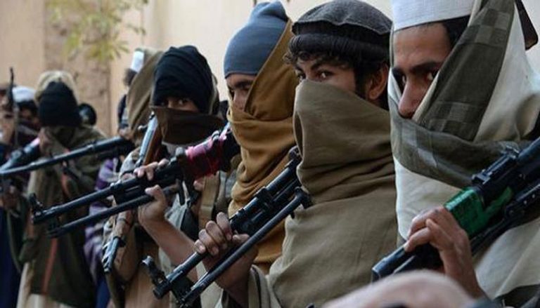 مسلحون من حركة طالبان الإرهابية - الفرنسية
