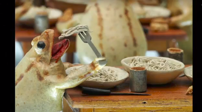 متحف الضفادع في بلدة سويسرية - صورة أرشيفية