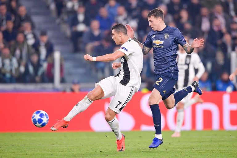 من مباراة مانشستر يونايتد ويوفنتوس