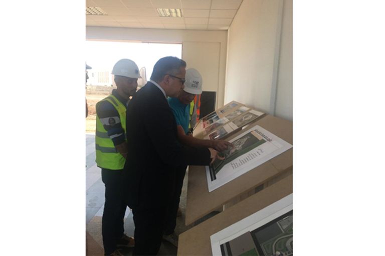 وزير الآثار المصري يتفقد متحف شرم الشيخ