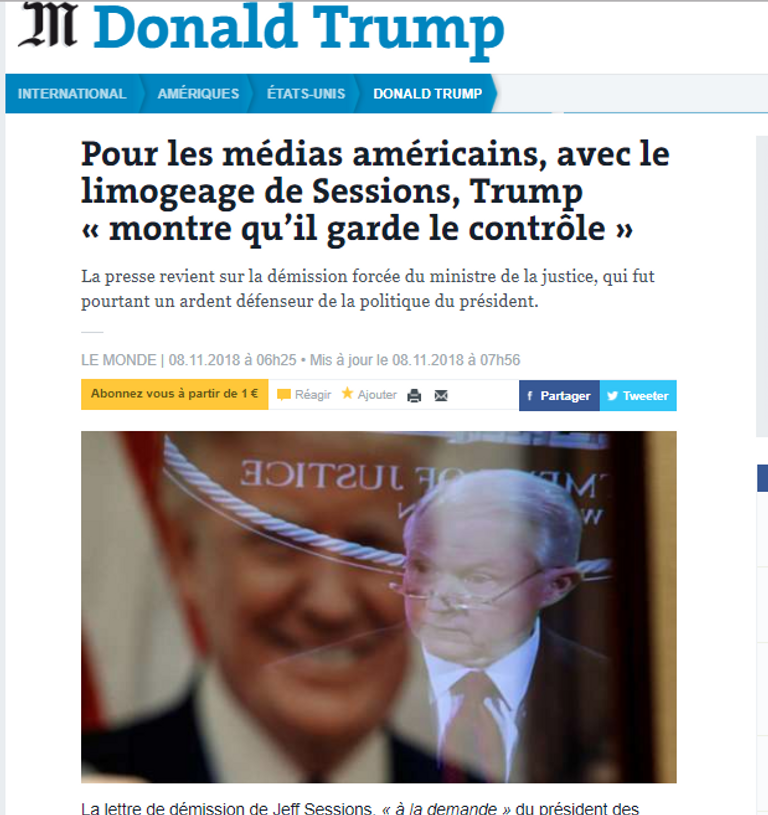 الرئيس الأمريكي ترامب ووزير العدل المقال سيشنز - أرشيفية