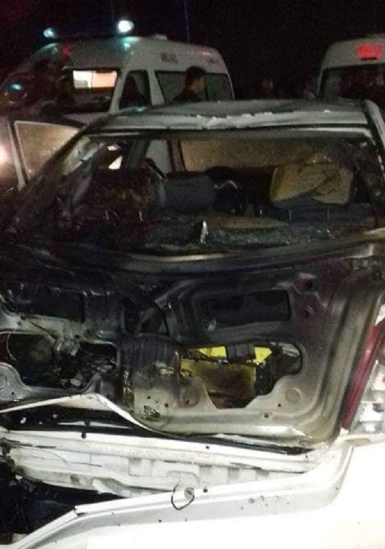 قوات عراقية في موقع الحادث - صورة نشرتها وسائل إعلام عراقية محلية