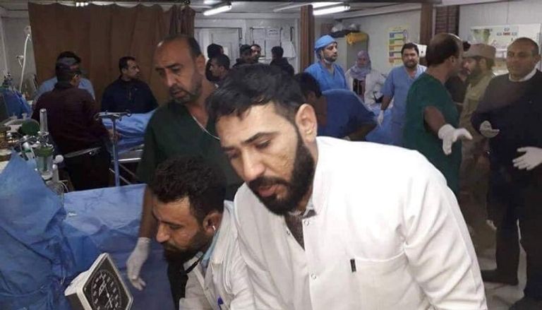 قوات عراقية في موقع الحادث - صورة نشرتها وسائل إعلام عراقية محلية