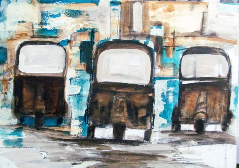 الفنان التشكيلي أحمد بيرو