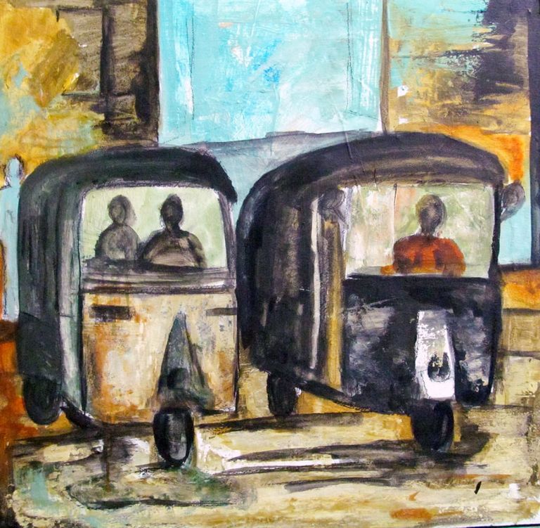 الفنان التشكيلي أحمد بيرو