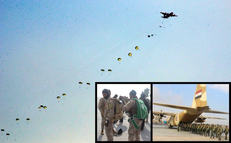 قوات "درع العرب-1" تستعد لاقتحام بؤرة إرهابية ضمن خطة التدريبات