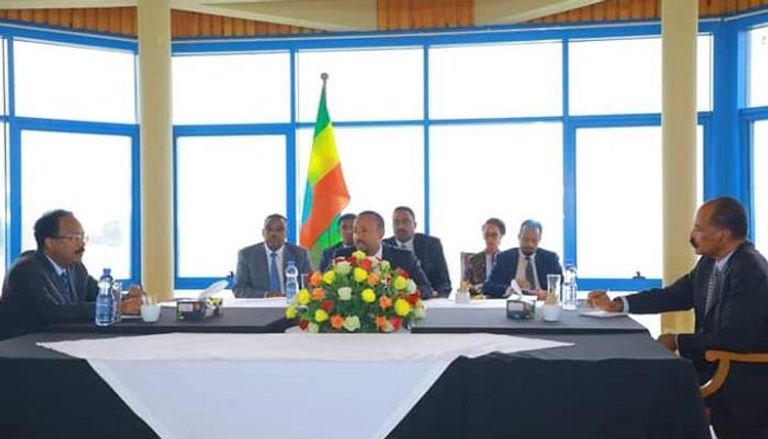 جانب من القمة الإثيوبية الإريترية الصومالية