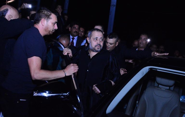 جورج وسوف أثناء الحفل