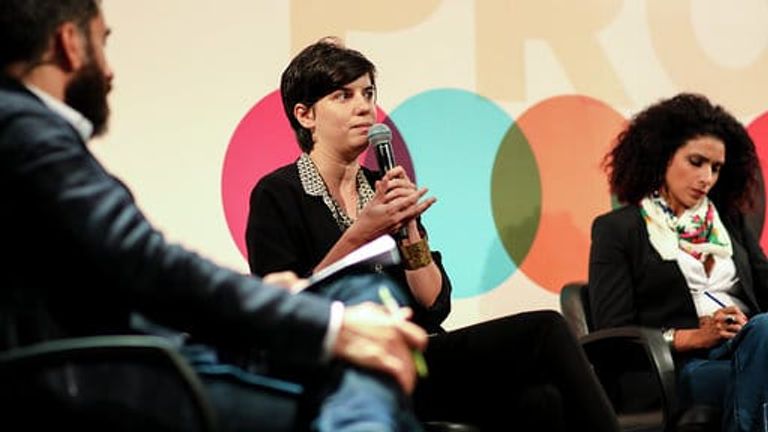 هند صبري في ندوة قرطاج السينمائي 