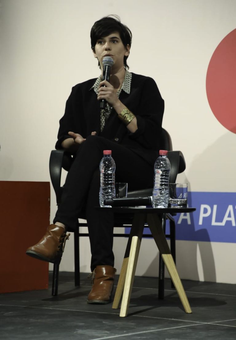 هند صبري في ندوة قرطاج السينمائي 