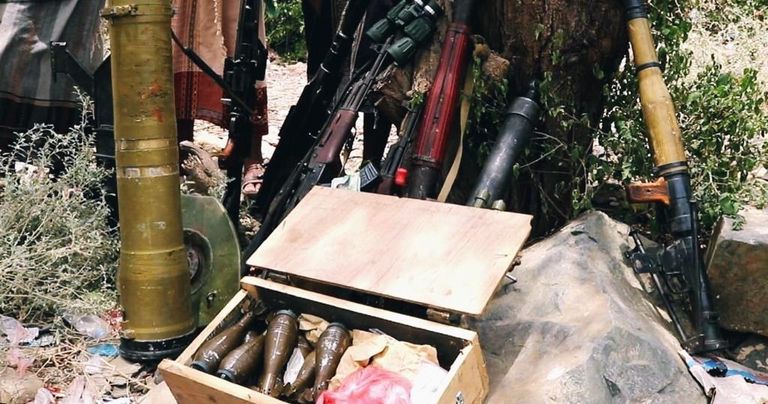   قذائف"الهاون" التي تسخدمها ميليشيات الحوثي