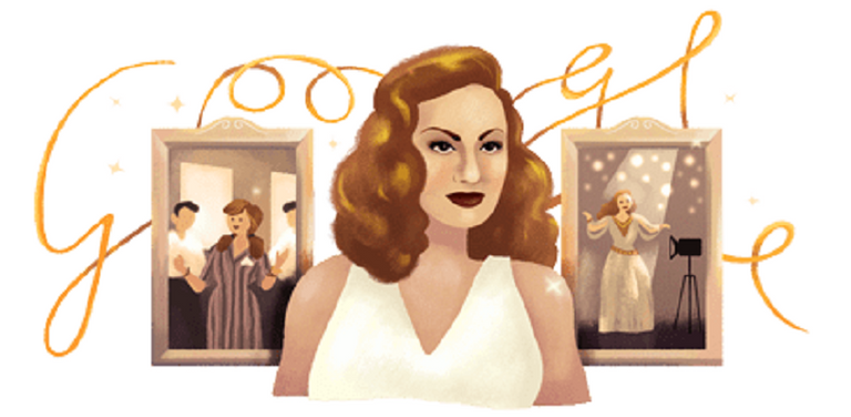 جوجل تحتفل بذكرى ميلاد هند رستم جوجل تحتفل بذكرى ميلاد هند رستم