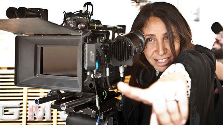 المخرج المصري مروان حامد أثناء التكريم 