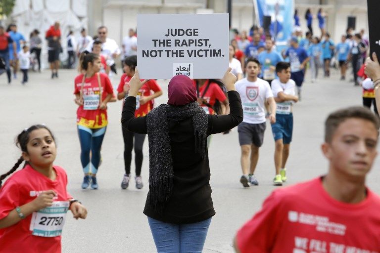 حملة لمحاربة العنف الجنسي خلال ماراثون بيروت