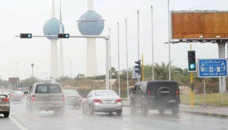 أمطار غزيرة وسيول في الكويت - صورة أرشيفية