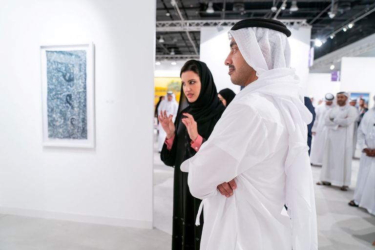 الشيخ عبدالله بن زايد خلال افتتاحه 