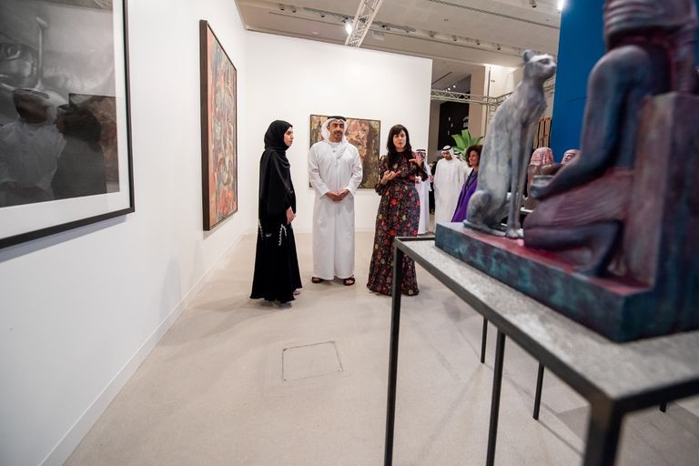 الشيخ عبدالله بن زايد خلال افتتاحه