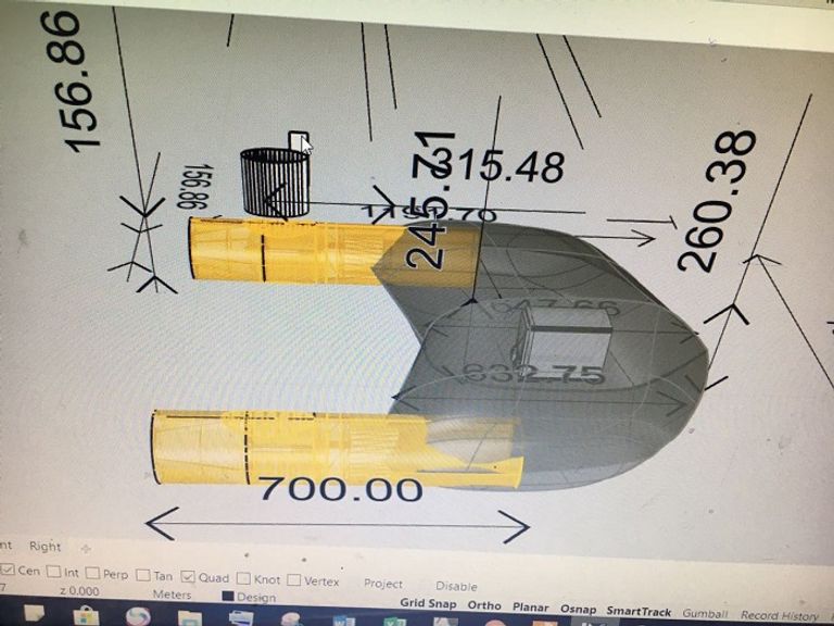تصميم العوامة الجديدة المهندس محمد ناجي النشار مع العوامة المبتكرة