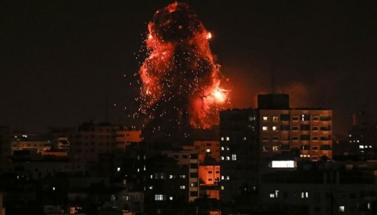 آثار القصف الإسرائيلي على قطاع غزة - الفرنسية