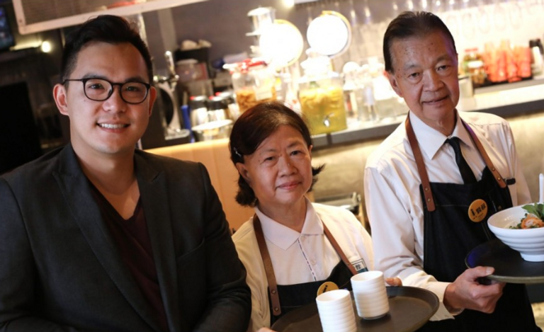 مطعم المتقاعدين بهونج كونج