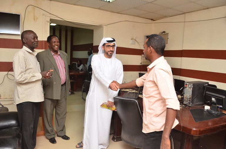 لقاءات مكثفة لرئيس جمعية الصحفيين الإماراتيين في السودان