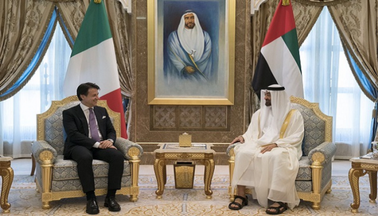 الشيخ محمد بن زايد آل نهيان يلتقي رئيس وزراء إيطاليا