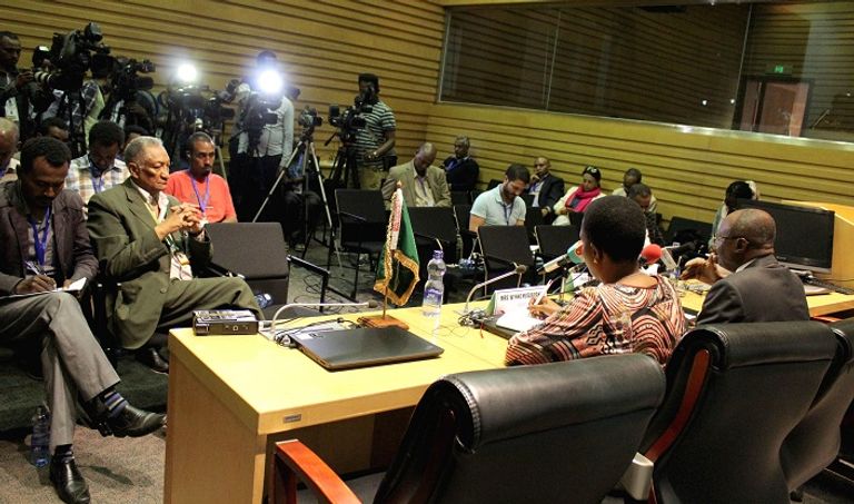 جانب من فعاليات المؤتمر الصحفي