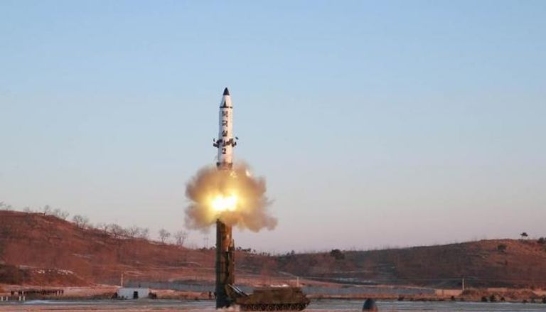 تجربة إطلاق صاروخ أجرتها كوريا الشمالية - أرشيفية