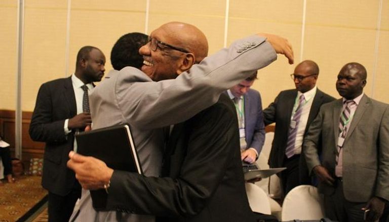 وزراء خارجية دول الهيئة "إيجاد" خلال اجتماعهم بالعاصمة الإثيوبية 