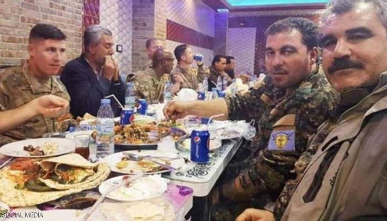صورة العشاء الأمريكي الكردي جرى تداولها على وسائل التواصل