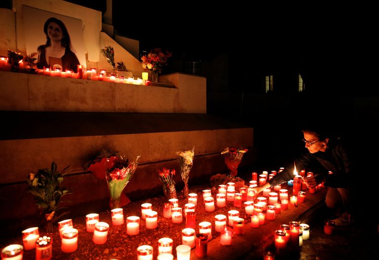 قبر الصحفية دافني كاروانا جاليتسيا