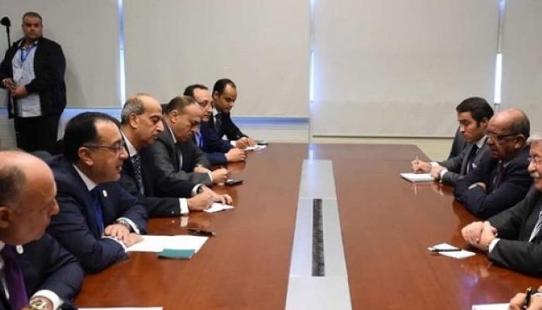 لقاء رئيسي وزراء الجزائر ومصر في إثيوبيا